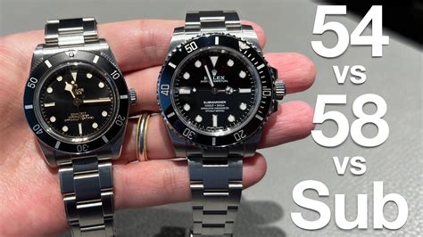 tudor bb54 vs rolex submariner|tudor black bay reviews.